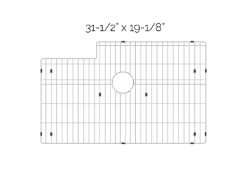 Stainless Steel Bottom Grid – GRS 815R